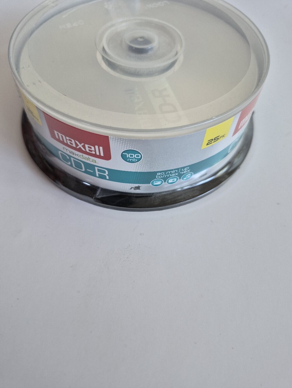 Maxell CD-R 25-Pack New Sealed